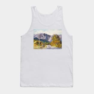 Leaving Arrowtown - Sth Island NZ Tank Top